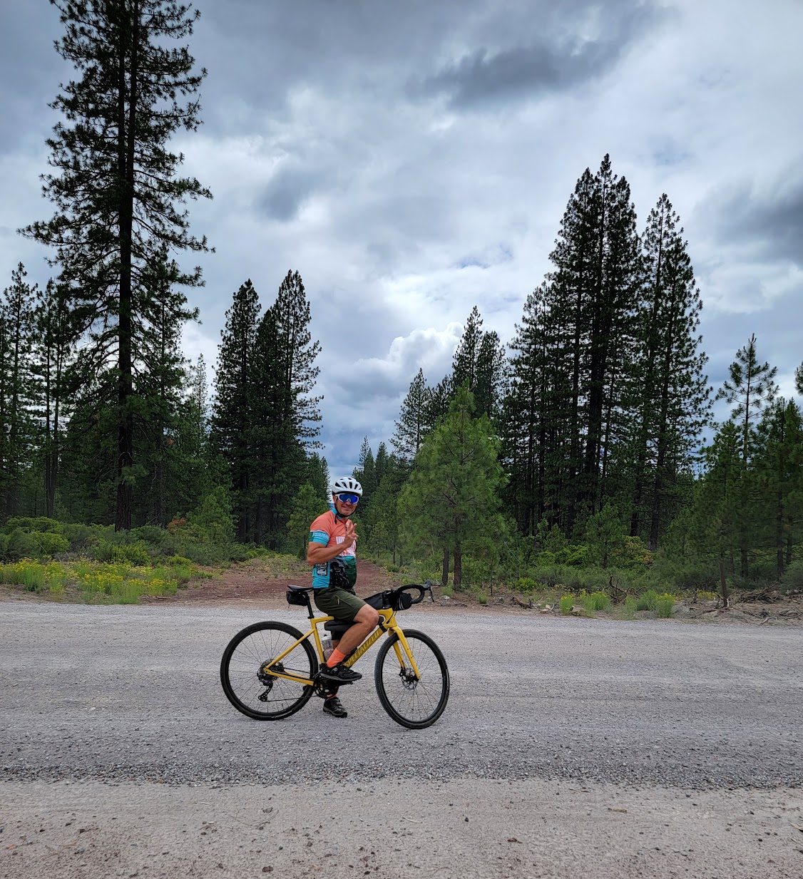 Daniel Erwin cycling outdoors
